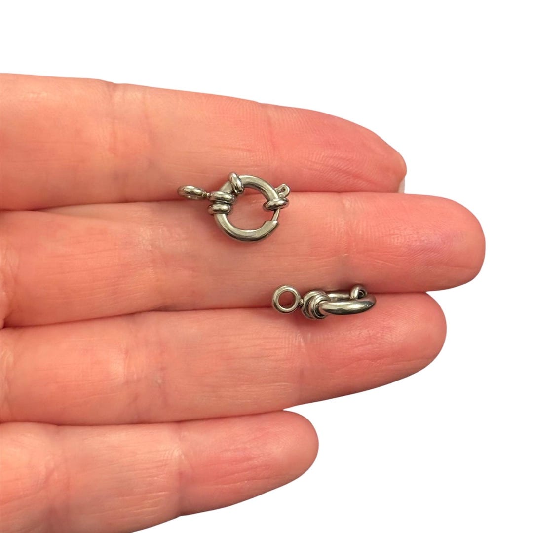 Waterproof Hypoallergenic Stainless Steel Ship Wheel Style Spring