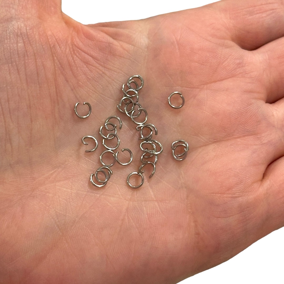 Stainless Steel 5mm Open Jump Rings, 10 Pcs in a Pack - Etsy