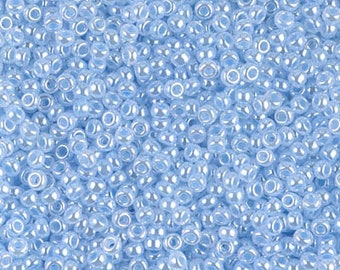 Miyuki Seed Beads 11/0Sky Blue Ceylon  ,0524-NEW!!!