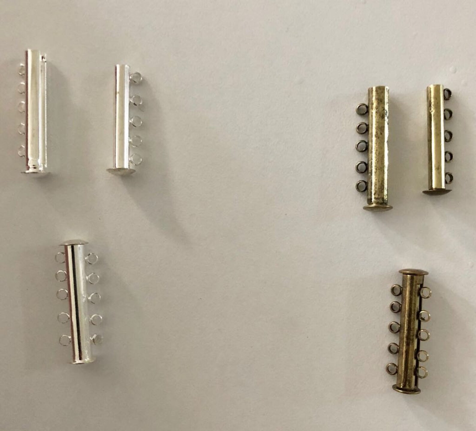 Slide Clasps2345678 Strands Silver Plated or Etsy UK