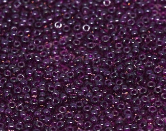 Miyuki Seed Beads 11/0 Transparent Luster Raspberry, 2236-NEW!!!