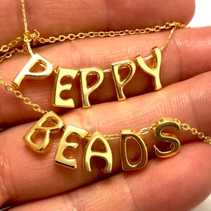 NEW!!!24Kt Gold Plated Initial Charms, Gold Alphabet Letter Charms