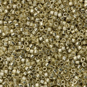 Miyuki Delica Beads, Miyuki Delica 11/0 DB1831 Duracoat Galvanized Silver, Miyuki Beads,5 Gr Pack