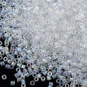 Miyuki Delica 11/0 DB0051 Crystal AB ,Miyuki Delica Beads,5 Gr Pack