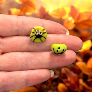 Hand Made Murano Glass Spider Charm, Halloween Charm, Halloween Collection