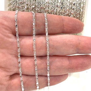 1.8mm Bulk Silver Plated Soldered Chain, Silver Plated Chain