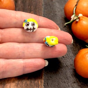 Hand Made Murano Glass Zombie Charm, Halloween Charm, Halloween Collection