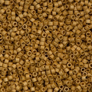 Miyuki Delica Beads, Miyuki Delica 11/0 DB1832F Duracoat Galvanized Matted Gold, Miyuki Beads,5 Gr Pack