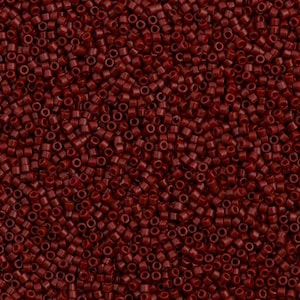 Miyuki Delica 11/0 DB2120 - Duracoat Opq Maroon, Miyuki Beads,5 Gr Pack