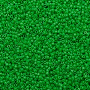 Miyuki Delica 11/0 DB2126 - Duracoat Opq Fiji Green, Miyuki Beads,5 Gr Pack
