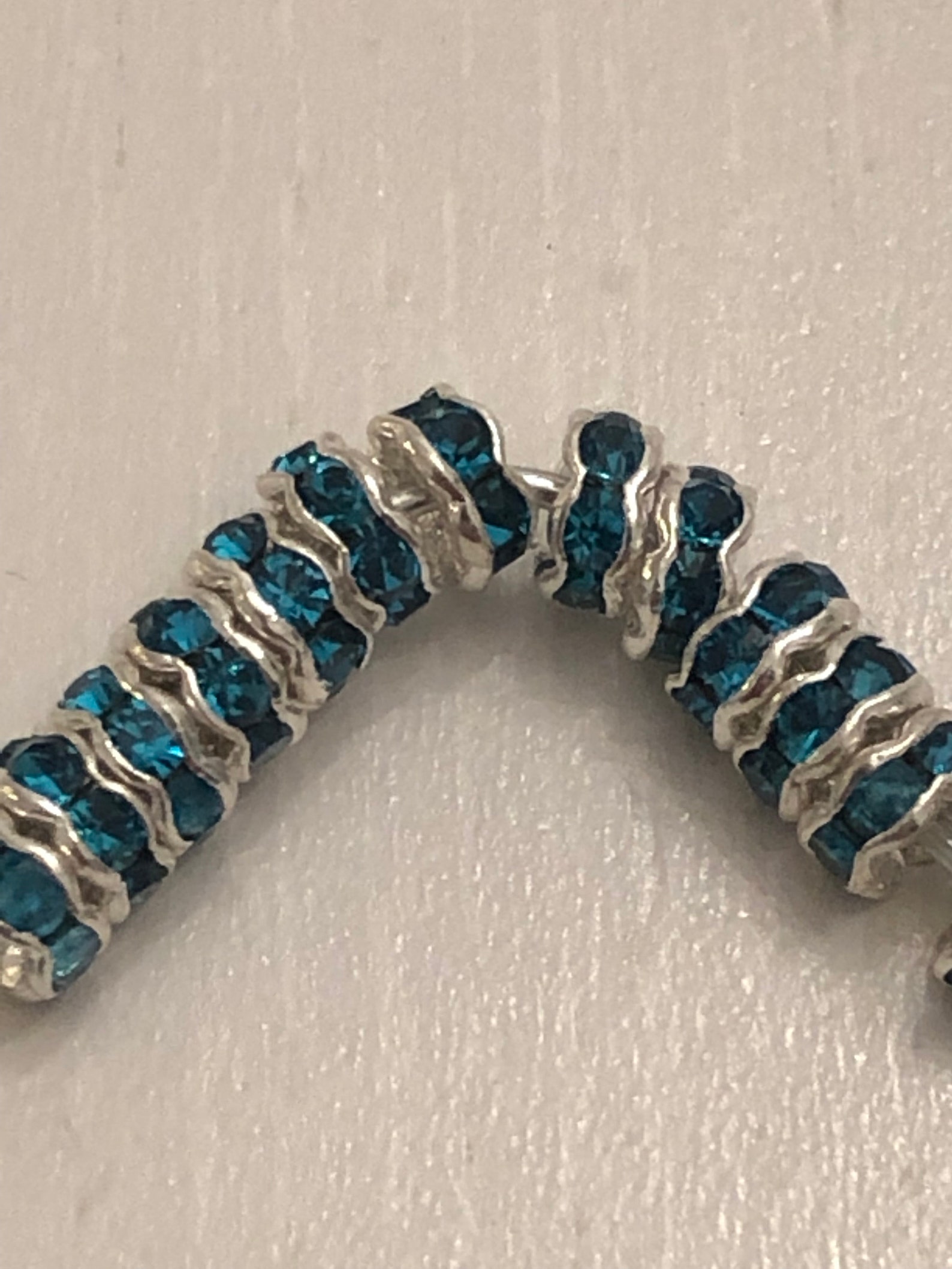 3mm Rondelle spacers beads Silver and Rhinestone Bead Spacer Etsy