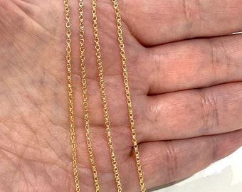 24k Gold Chain - Etsy UK