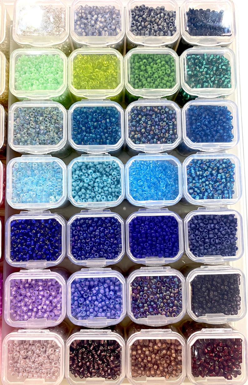 Miyuki Seed Beads Starter Set 56 Colours 560 Gr 11/0 Round Etsy