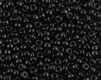 Miyuki Seed Beads 11/0 Black, 0401