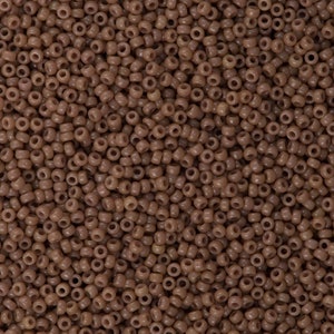 Perline Miyuki 11/0 Duracoat Beige opaco, 4455-NUOVO!!!