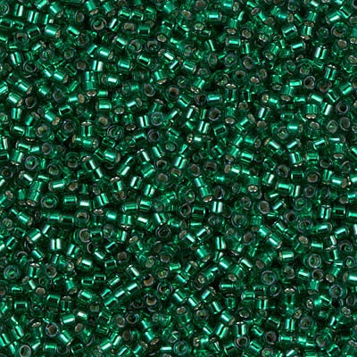 DB0605 Silver Lined Emerald Dyed, Miyuki Delica 11/0 - Etsy