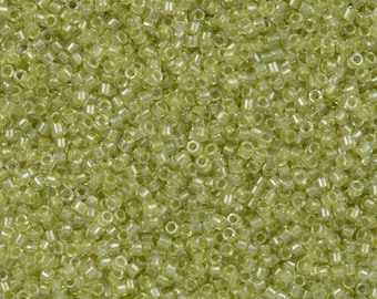 Miyuki Delica 11/0 Japanese Glass Beads - Crystal Silk Satin, 50 Gram Bag - View #9