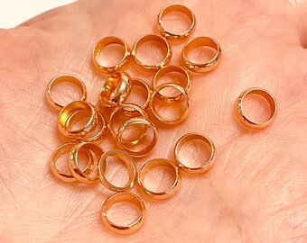 DIY Bracelet Necklace Accessories 9.5x7x7mm 18K Gold Filled Cylindrical Spacer Beads Hole4.3mm Micropavé CZ Cylindrical Beads DIY Bracelet Necklace Accessories 9.5x7x7mm 18K Gold Filled Cylindrical Spacer Beads Hole4.3mm Micropavé CZ Cylindrical Beads