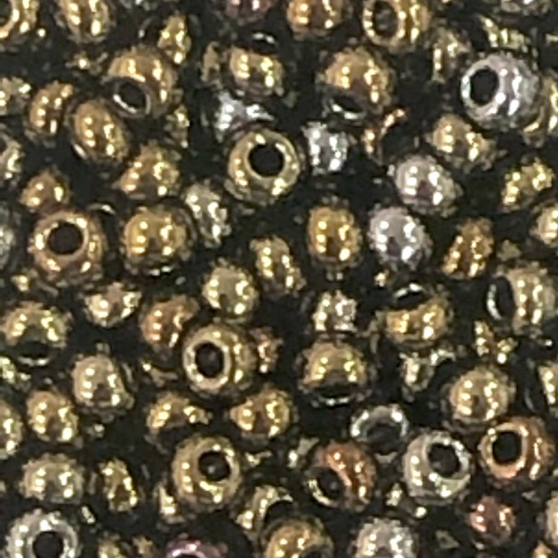 Preciosa Seed Beads 80 Rocailles Round Hole-20 Gr 59115 Brown Iris