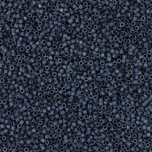 Miyuki Delica 11/0 DB0301 - Blue Grey Matted, Miyuki Delica Beads,5 Gr Pack