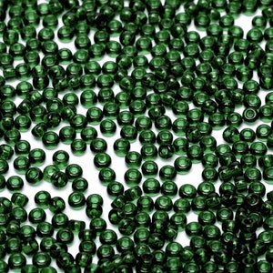 Miyuki Seed Beads 11/0 Transparent Dark Emerald  ,0156-NEW!!!