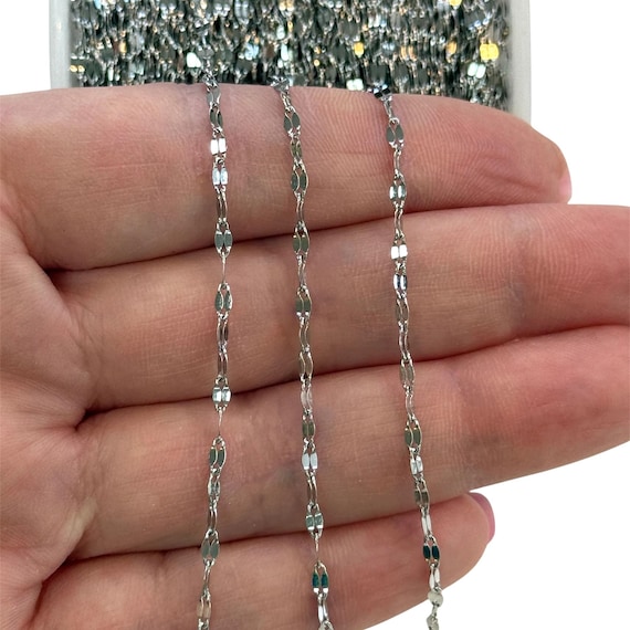 Waterproof Stainless Steel Flat Marina Link Chain – Stainless - Main Image