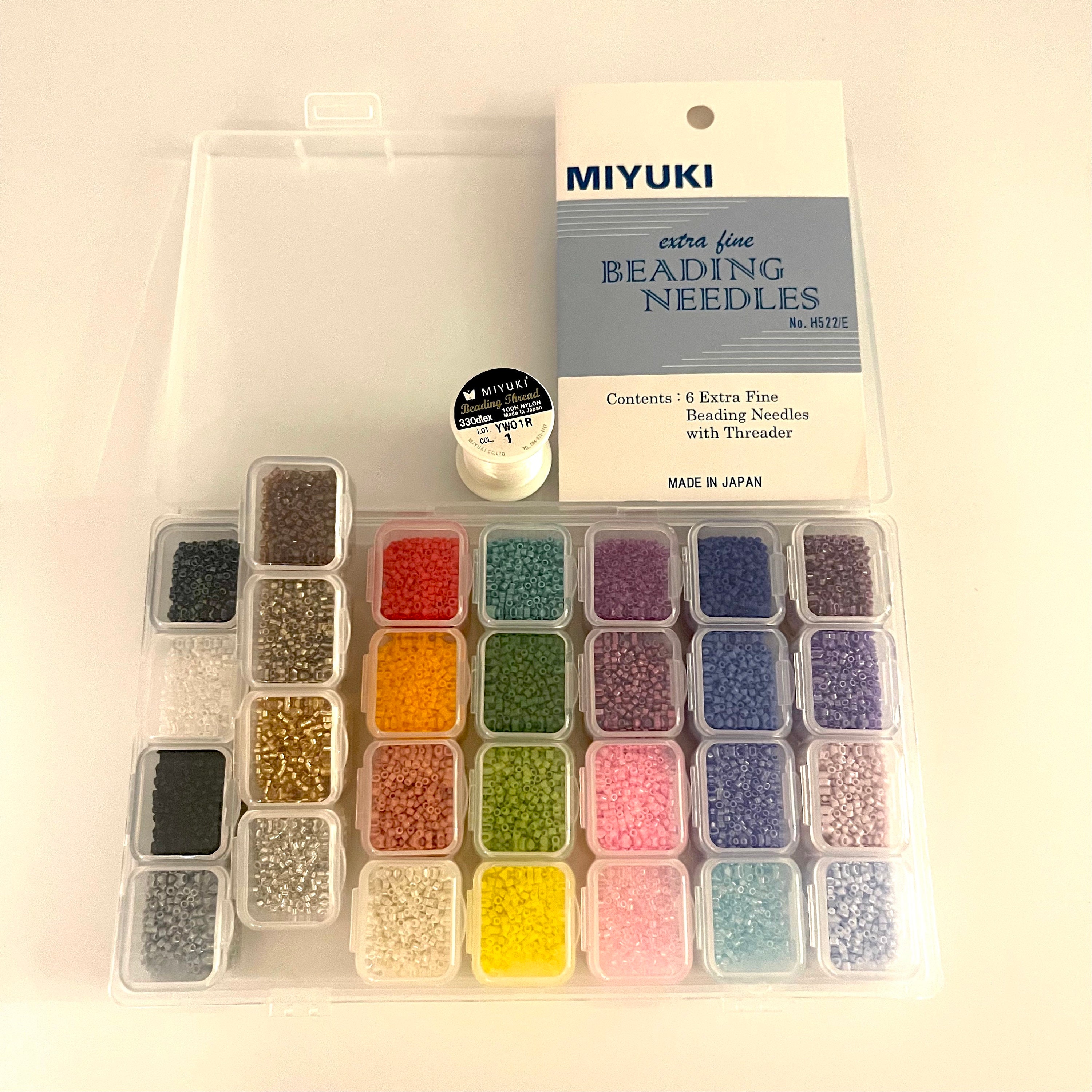 Miyuki Delica 11/0 Starter Kit, Miyuki Delica Start up Set