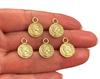24Kt Gold Plated Queen Elizabeth The Second Double Sided Coin 