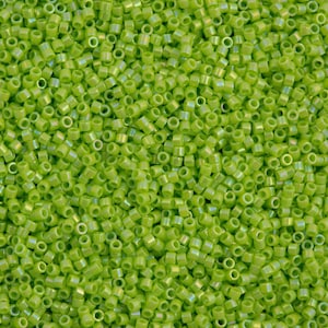 Miyuki Delica 11/0  DB0169 - Opaque Chartreuse AB, Miyuki Delica Beads,5 Gr Pack