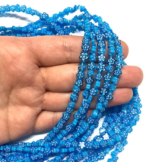 Buy Hand Made Murano Glass Daisy Beads, Online in India