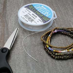 Best Stretch Cord for Bead Bracelets - Opelon 0.7mm White-5m
