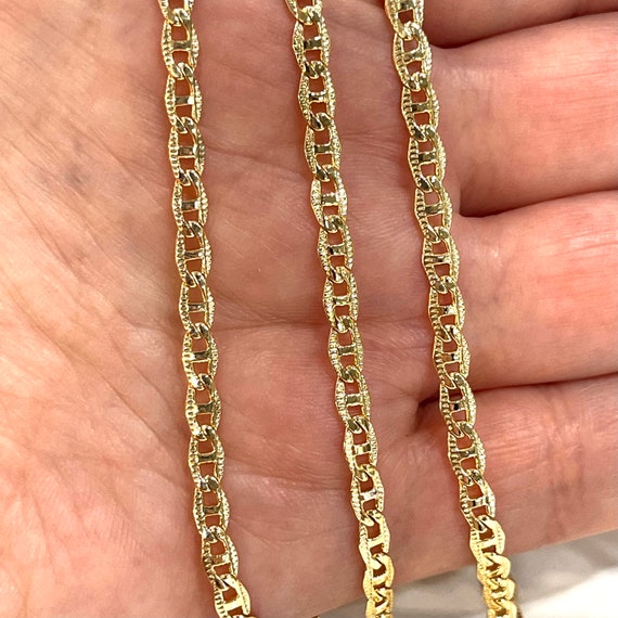 Brass gold cheap plated chains
