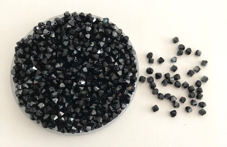 4mm bicone crystal beads