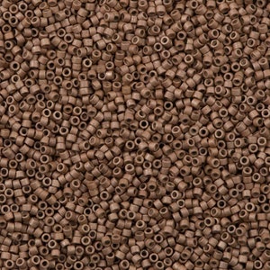 Miyuki Delica 11/0 DB1162 - Galvanized Matted Champagne,5 Gr Pack