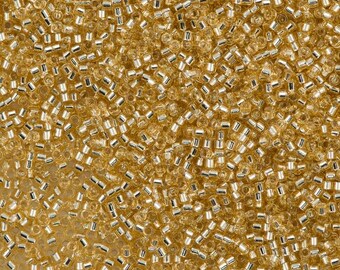 Miyuki Delica 11/0 DB1212 - Silver Lined Crystal Ivory  , Miyuki Delica Beads,5 Gr Pack
