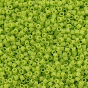 Miyuki Delica 11/0 DB0733 Opaque Chartreuse ,Miyuki Delica Beads,5 Gr Pack