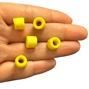 Murano Glass Cylinder Beads 5 pcs Handmade Art Beads for Jewelry Making & Craft Supplies