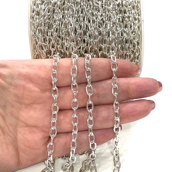 1 2 Inch Sterling Silver Necklace Extender Chain 4mm Jump 