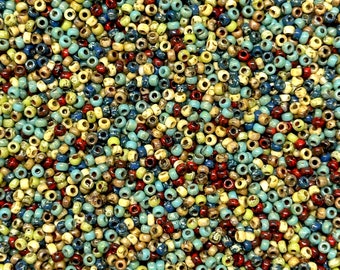 Miyuki Seed Beads 11/0 Picasso Harmony Ensemble Mix , 10Gr Pack-NEW!!!