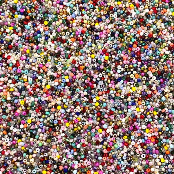 Preciosa Seed Beads 11/0 Mixed Color, 50 Gr Pack