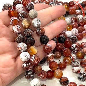 Agate Gemstone Beads, Agate faceted 10mm, 40 beads per strand,Beads,Gemstone Beads,Natural Gemstone