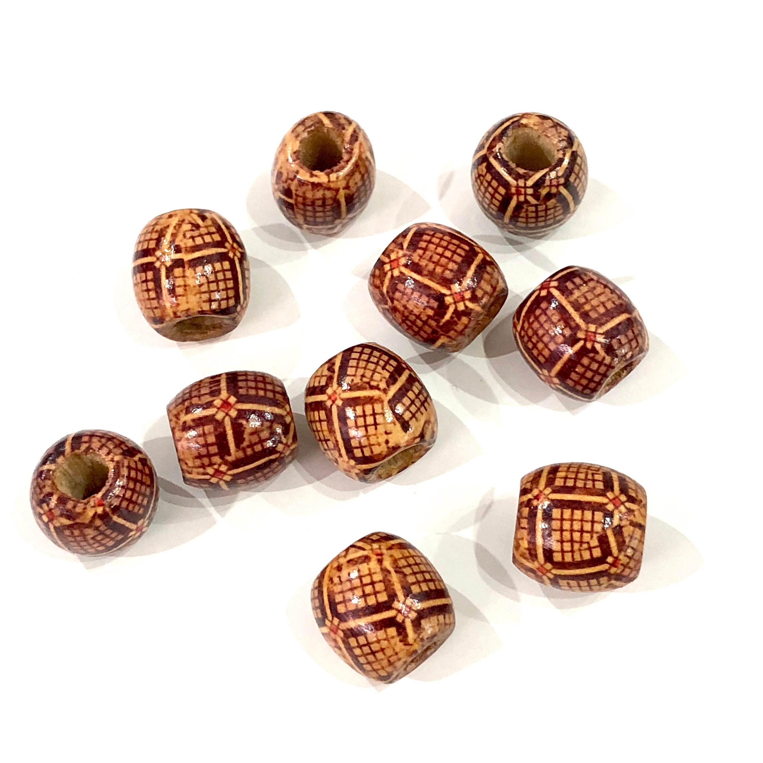 Wholesale Natural Round Wood Spacer Macrame Beads at CraftySticks