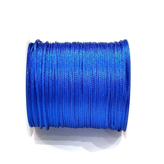 1MM Parachute Cord, Royal Blue Color Braided Knotting Cord