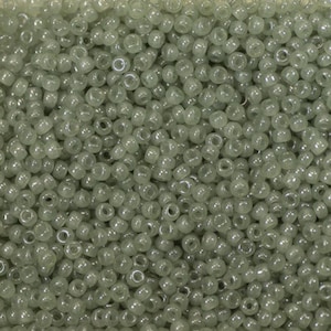 11-2031, Miyuki 22g Matte Metallic Op Sage Green Luster 11-2031, Miyuki 22g Matte Metallic Op Sage Green Luster