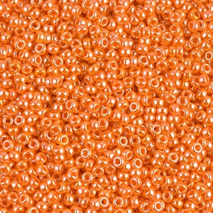 Miyuki Seed Beads 11/0 Opaque Lt.Orange Luster ,0423-NEW!!!