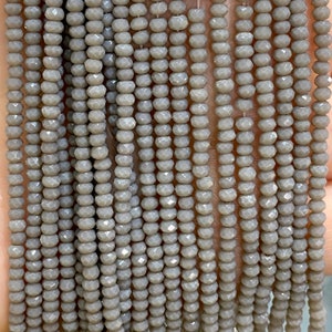 2mm Crystal rondelle perline strand 170 pz, PBC2C24