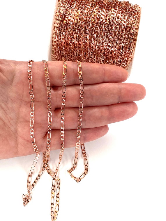 Rose gold figaro discount