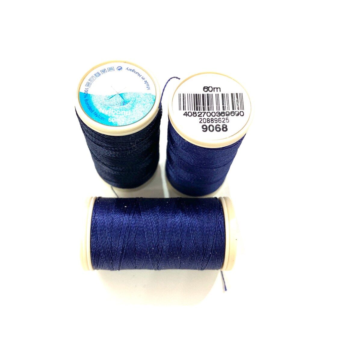 Coats Nylbond extra strong beading thread 60mt navy 9068 Etsy
