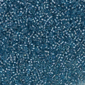 DB2383 Fancy Lined Silver Sky, Miyuki Delica 11/0, Miyuki Beads,5 Gr Pack
