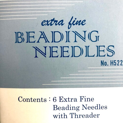 Miyuki Extra Fine Beading Needle 6 Pcs Etsy